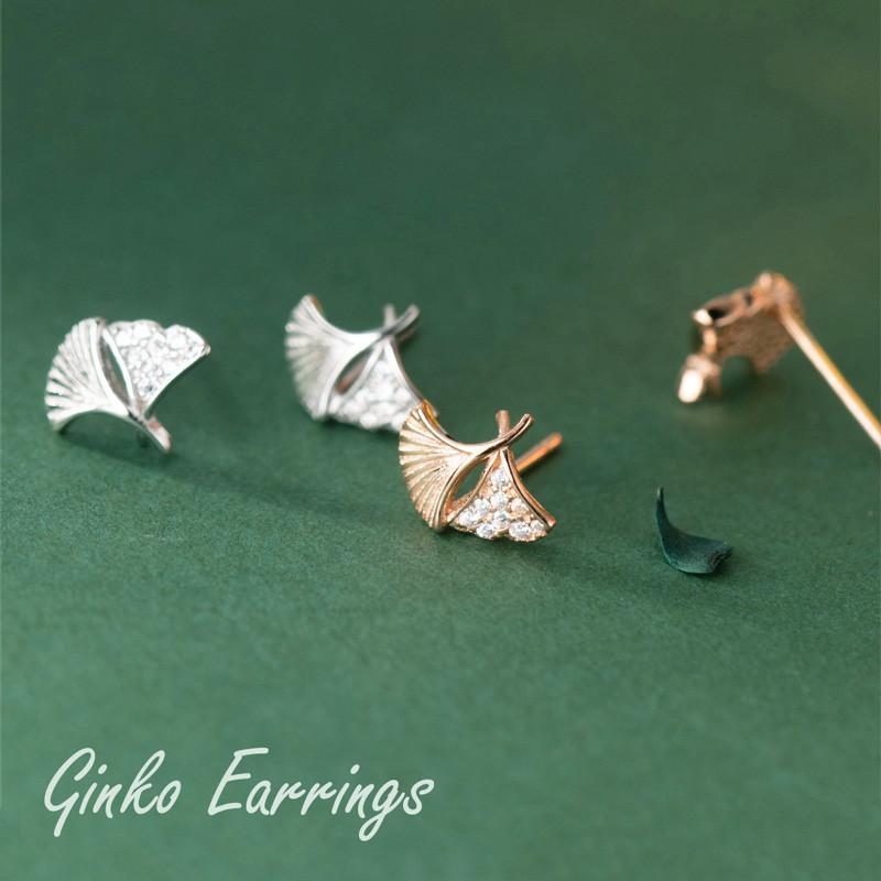 Ginko Earrings ต่างหู [MERCELO]