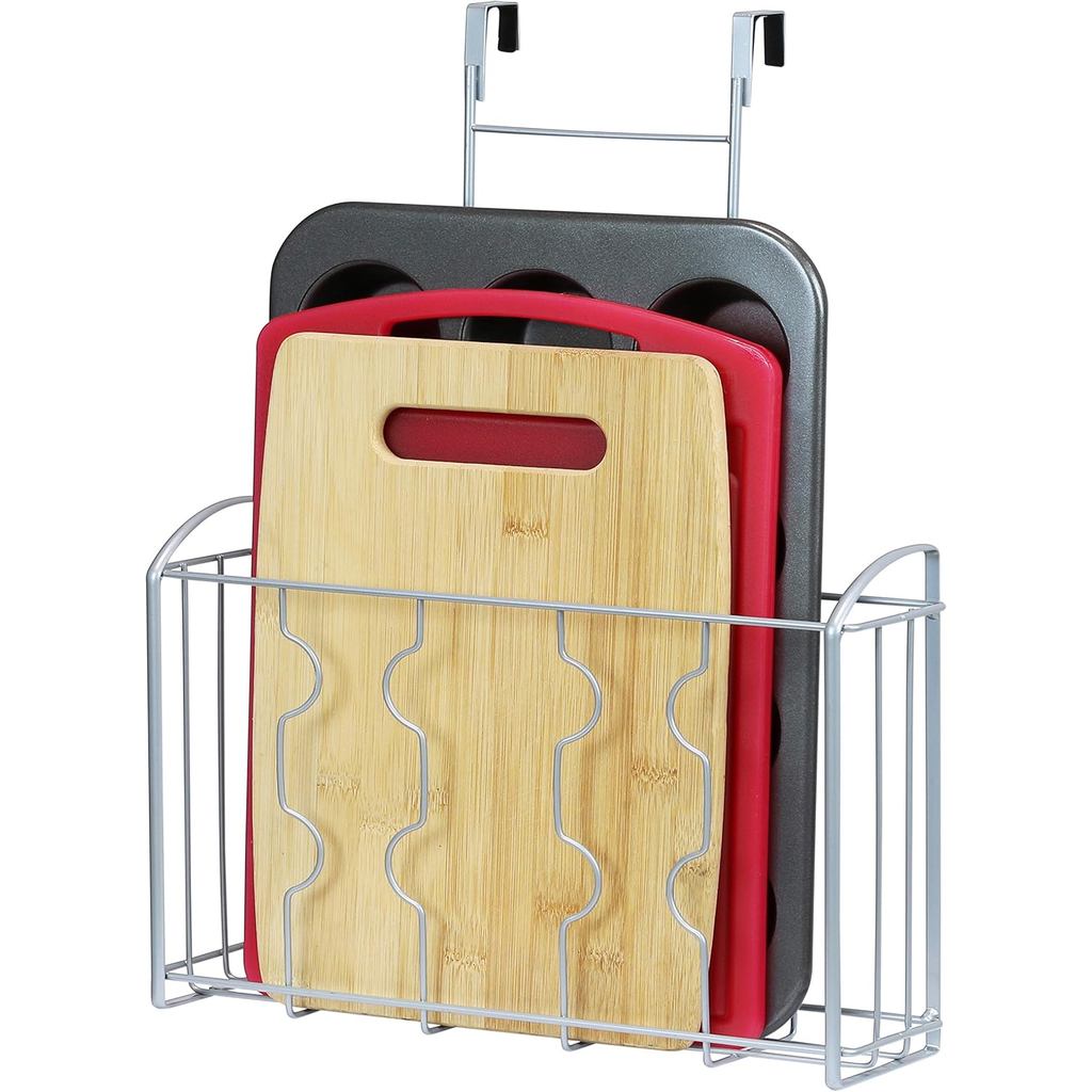 Simple Houseware Over Door Organizer สีเงิน GQD7