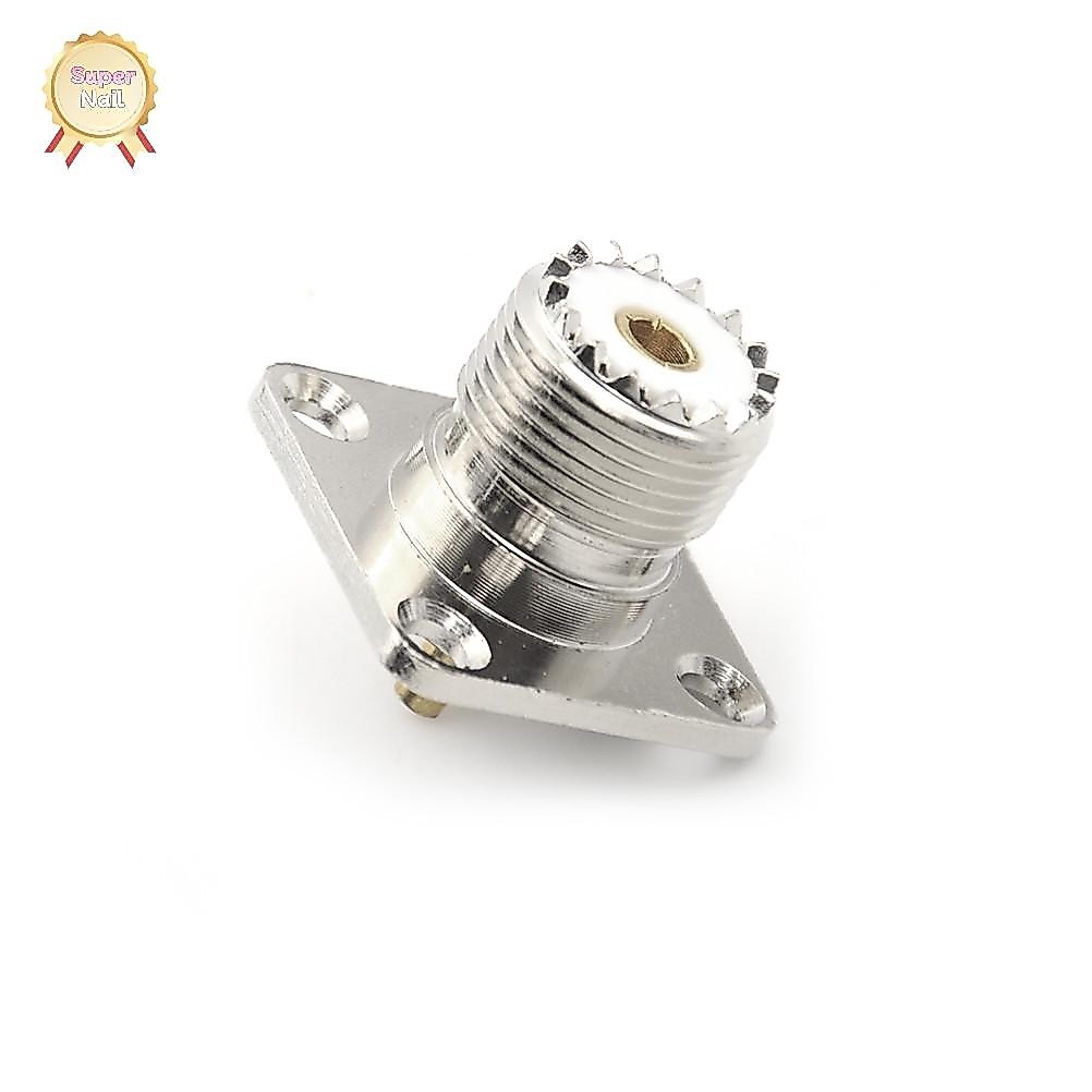 [factoryoutlet] ขายดี แจ็คตัวเมีย SO-239 ทรงสี่เหลี่ยม สําหรับเชื่อมต่อวิทยุ