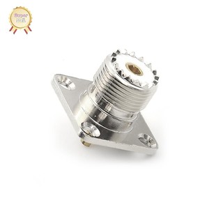 [factoryoutlet] ขายดี แจ็คตัวเมีย SO-239 ทรงสี่เหลี่ยม สําหรับเชื่อมต่อวิทยุ