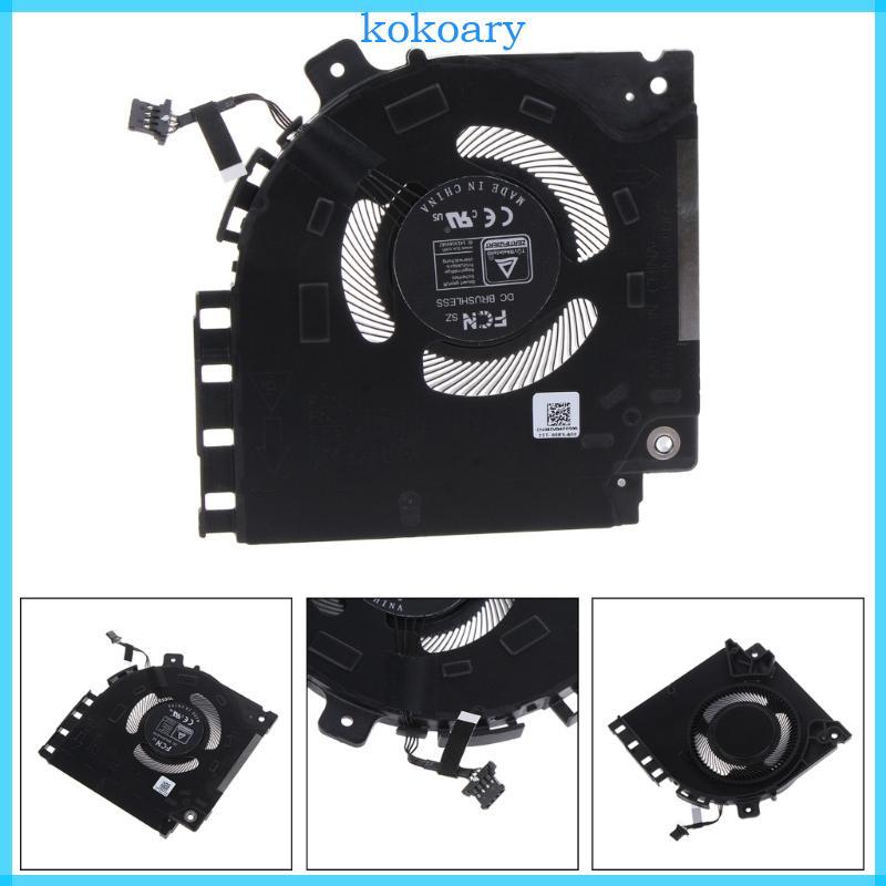 KOK แล็ปท็อป CPU GPU พัดลมระบายความร้อน Cooler สําหรับ Dell X15 R1 พัดลม RTX30 ND85C37 8