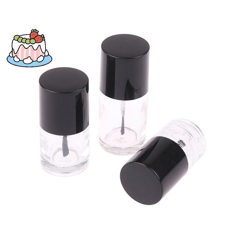 [Sep-t] 5/10/15 ML ขวดยาทาเล็บเปล่าภาชนะเครื่องสําอางขวดแก้วเล็บพร้อมแปรงแก้วใสพร้อมฝาปิดแปรง