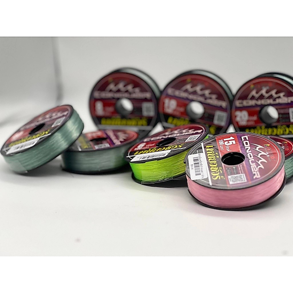 ขายดี เอ็น เหนียวชัวร์ สายเอ็นแพรอท Parrot Conquer เหนียวชัวร์ ราคาต่อม้วน สีเอ็นตามรูป ทางร้านสุ่มสีส่งไปนะคะ
