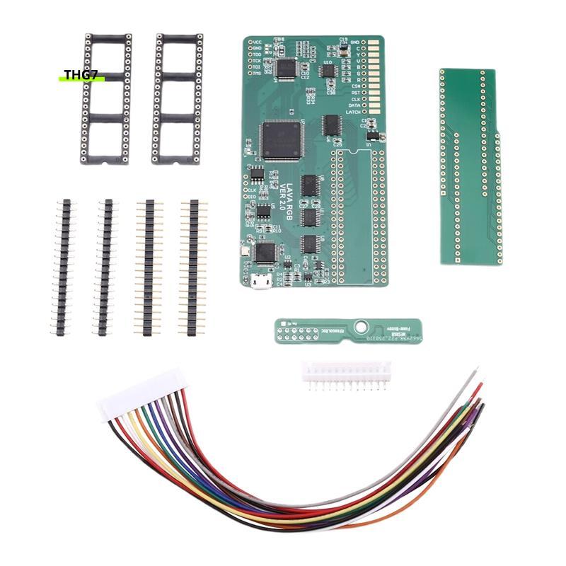 ชุดBelinda7Lava RGB 2.0 สําหรับคอนโซล AV Famicom RGB FC Better NESRGB พร้อม RGBS/ S-Video/CV สามวิดี