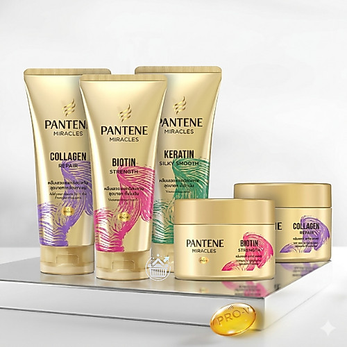 Pantene แพนทีน ครีมนวด แพนทีน 3 Minute Miracle มีให้เลือก3สูตร ขนาด 250mL