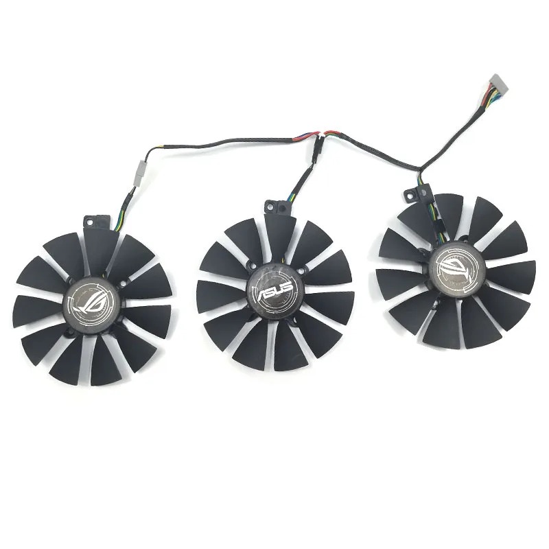 ใหม่ VGA cooler กราฟิก gtx1080 gtx980ti/1060/1070 พัดลมสําหรับ ASUS STRIX GTX 1080/980Ti/1060/1070 ก