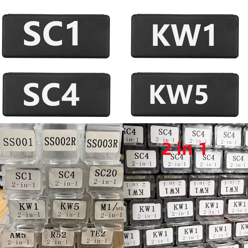 SS001 SS002 Lishi 2 in1 KW1 KW5 SC1 SC4 เครื่องมือวัดไม้บรรทัดวัด 6.25