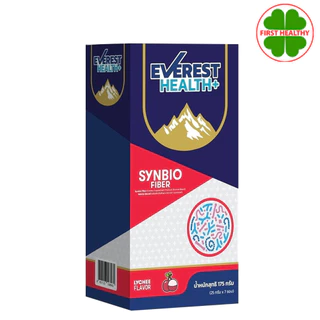 EVEREST HEALTH+ " สีแดง " SYNBIO FIBER กลิ่น ลิ้นจี่ (1 กล่อง 7 ซอง)