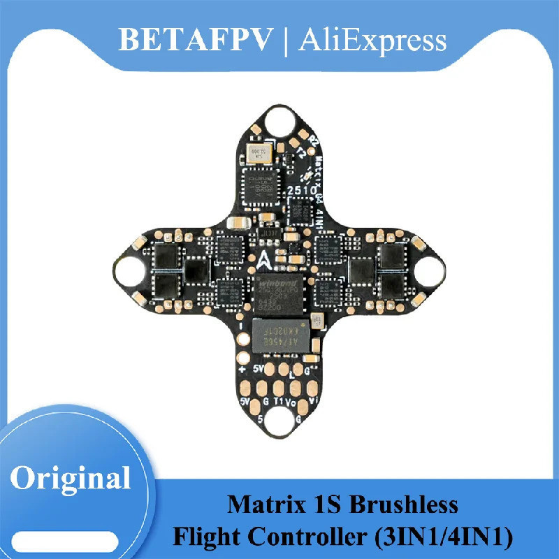 BETAFPV Matrix 1S คอนโทรลเลอร์เที่ยวบินแบบไม่มีแปรง (3IN1/4IN1) สําหรับ Meteor75 Pro O4 Meteor65 Pro