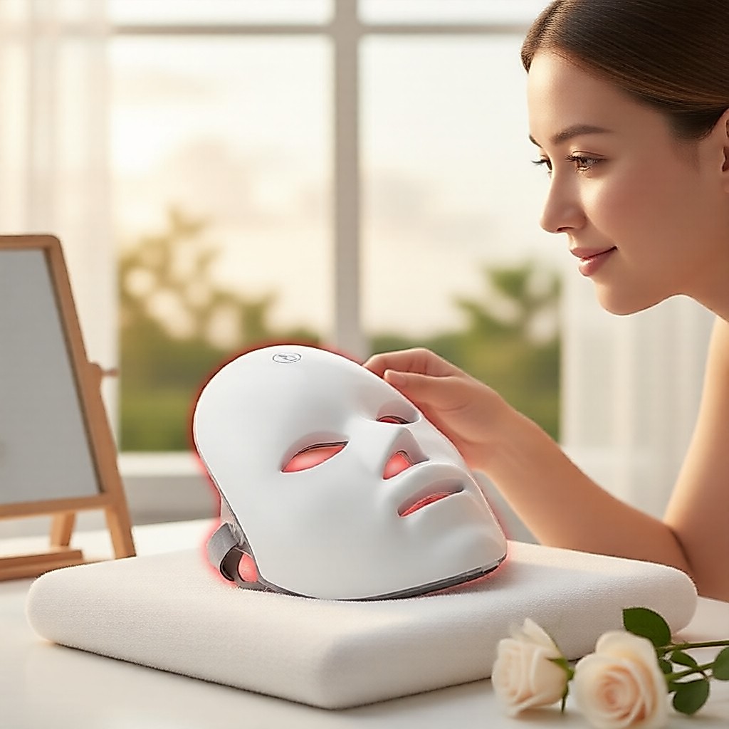 MR543 หน้ากากใบหน้าแบบไฟ LED สําหรับการบําบัดด้วยแสงสีแดง