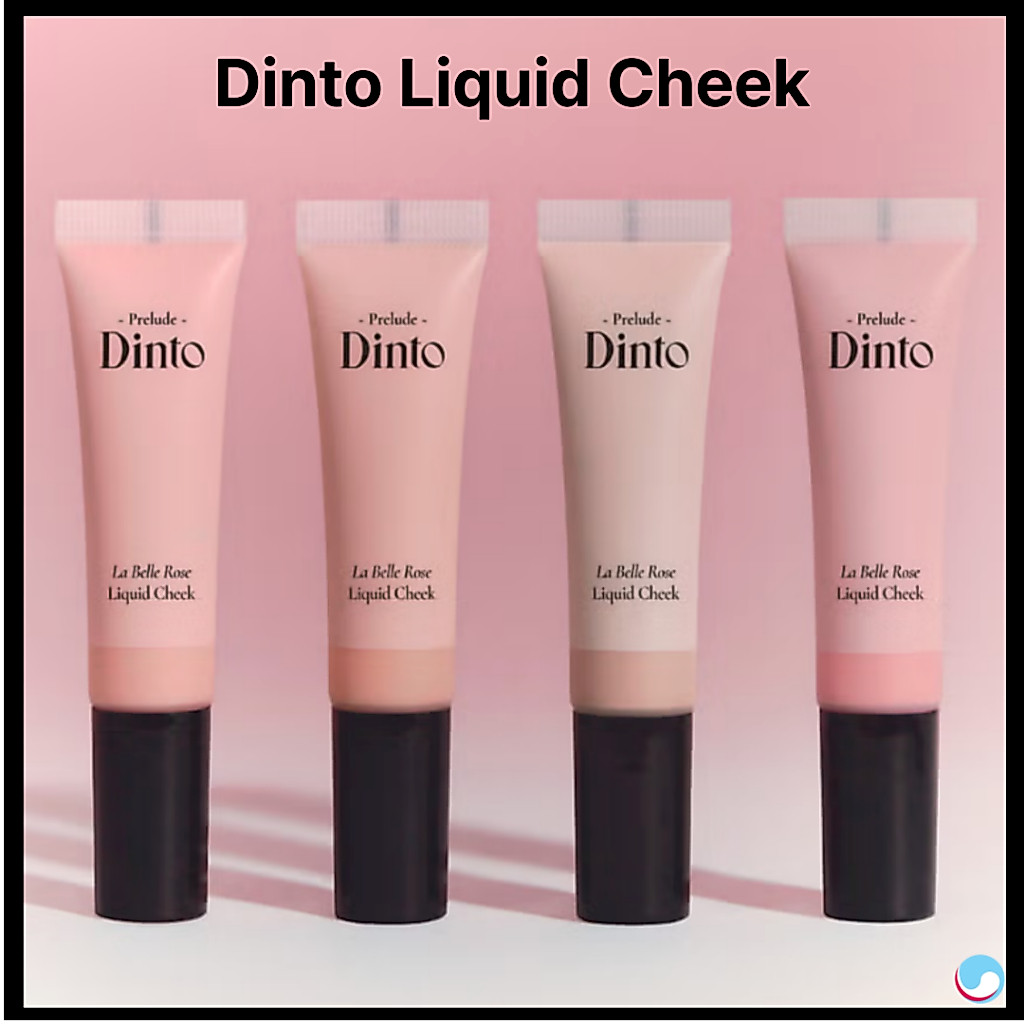 Prelude Dinto Liquid Cheek Blush Soft Rose Glow Moisturizing Vegan Cheek Tint Natural Daily Blush