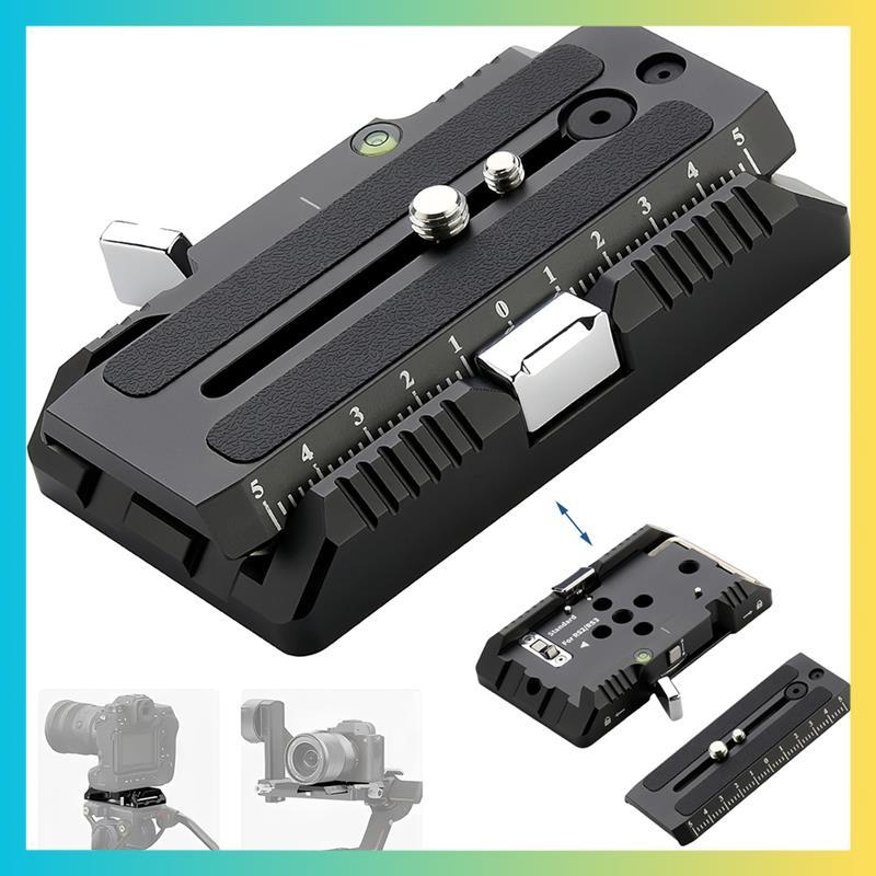 QR Plate & Clamp Kit 120 มม.ขาตั้งกล้อง Quick Release รูปที่ 2