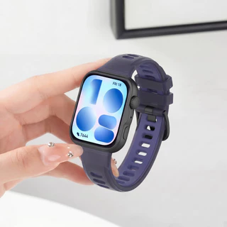 สายซิลิโคนใส for Smartwatch Huawei Fit 5/5 Pro/4/4 Pro/3 สายรัดข้อมือกีฬาปรับได้สายรัดข้อมือสร้อยข้อมืออุปกรณ์เสริม