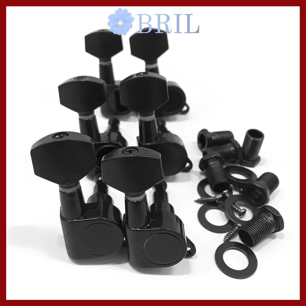 จัดส่งจากประเทศไทยBRIL Guitar Tuner สายกีตาร์ไฟฟ้า Twisted Strings Knob Tuning Peg