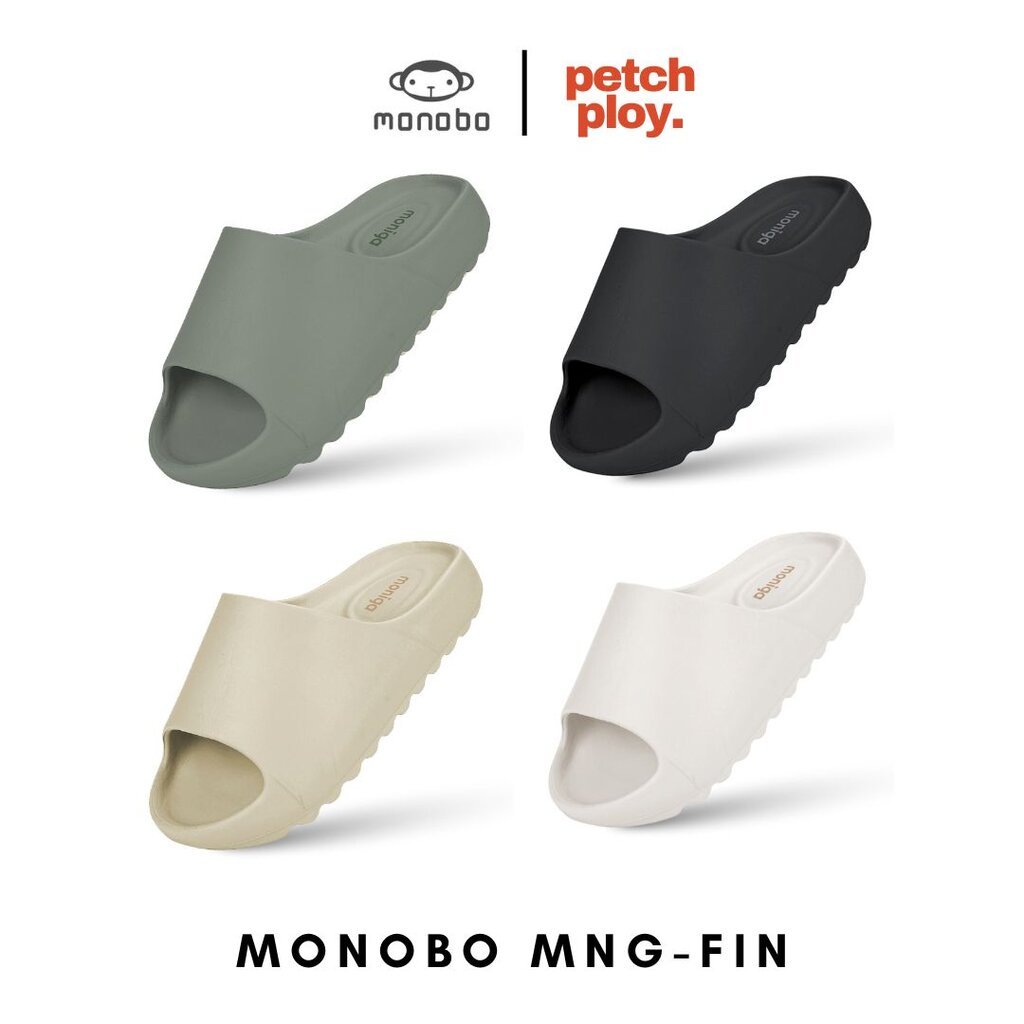 MONIGA รุ่น Fin รองเท้าแตะแบบสวม โมโนโบ้ พื้นหนานุ่ม สวมใส่สบาย by MONOBO