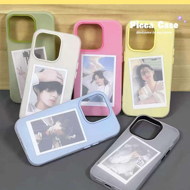 สําหรับRedmi 12C A5 13X 14C 15C 10 13 9 9C NFC 12 13C 9A 10A 10Cหมายเหตุ13 9 14 12 9s 11 Pro Max Poco X6 C75 Proแฟชั่นสีทึบ 2 ใน 1 กระป๋อง ปกอ่อนเรียบง่าย