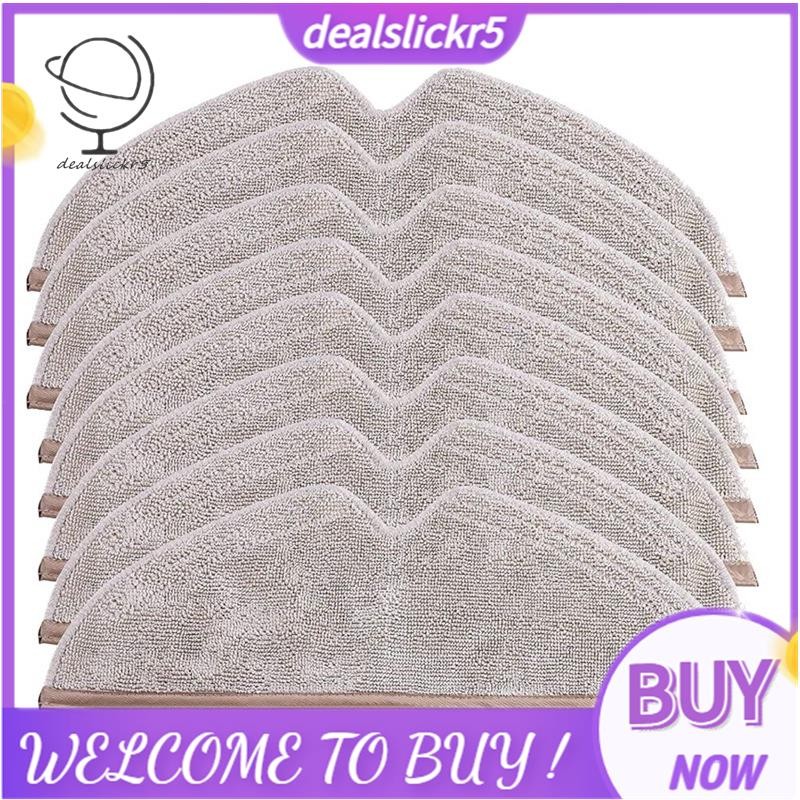 Multipack 8PCS ผ้าไมโครไฟเบอร์ Mop เหมาะสําหรับ, Q8, S5 Max, Q5 Pro, E4, E5, S5, S6, S6 Pure MaxV, Q