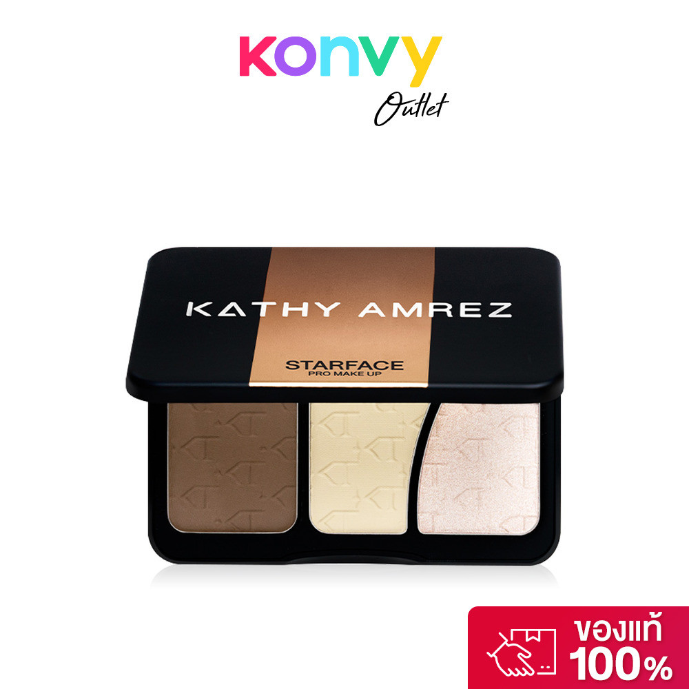 KATHY AMREZ Starface Pro Makeup 9.3g พาเลทไฮไลท์และคอนทัวร์.