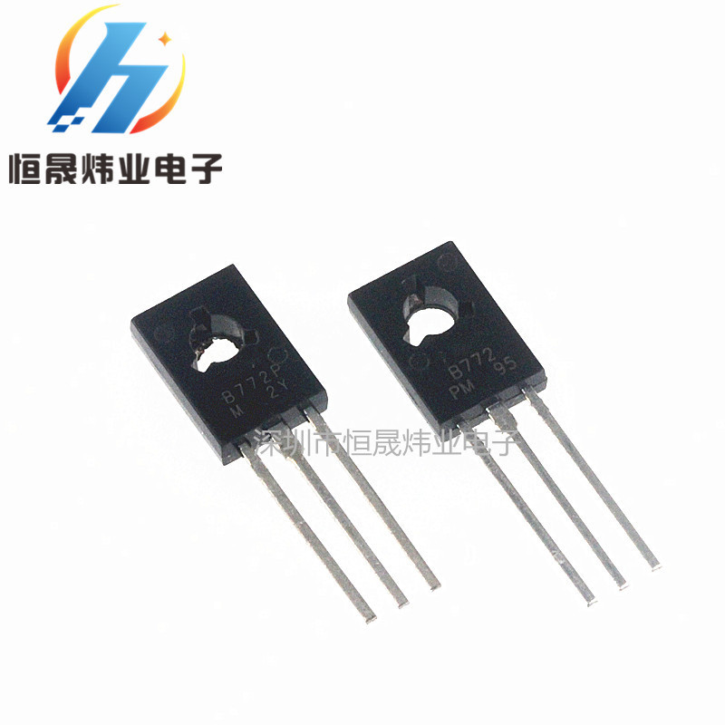 B772 2SB772 NPN TO-126 In-Line Triod ขาเหล็กในประเทศใหม่เอี่ยม