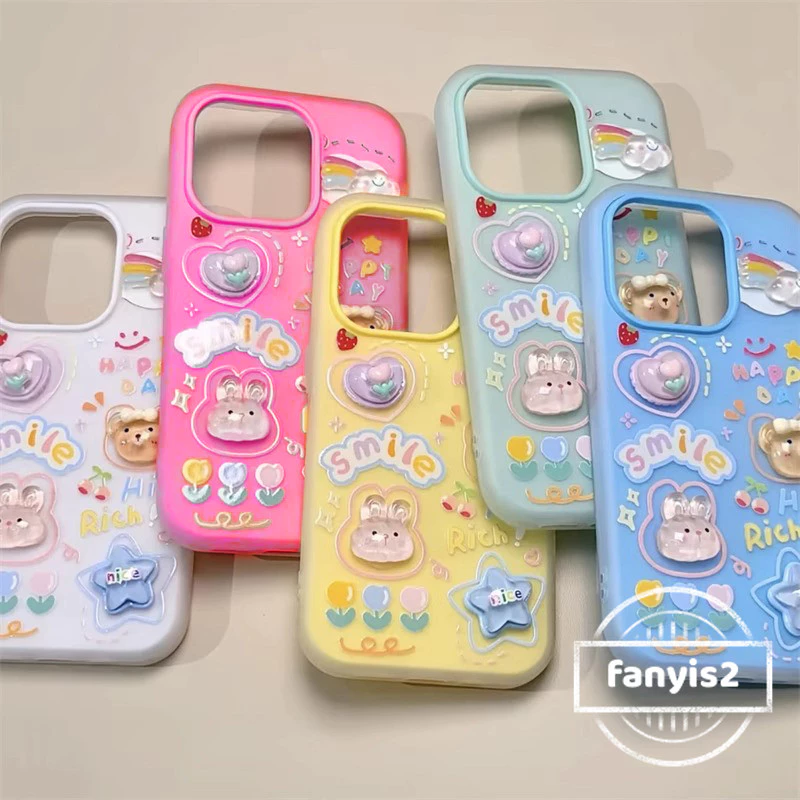 SAMSUNG สําหรับSamsung A07 A17 A15 A16 A35 A55 A54 A06 A05s A05 A03s A12 A13 A14 A23 A32 A24 A26 A33 A34 A36 A04 A56 A52 3Dเคสโทรศัพท์ซิลิคอนใหม่