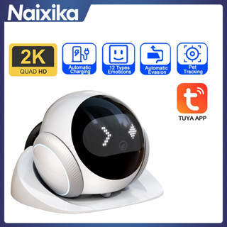 ชาร์จอัตโนมัติหุ่นยนต์กล้อง AI สัตว์เลี้ยงติดตาม 2K HD 5G Wi…