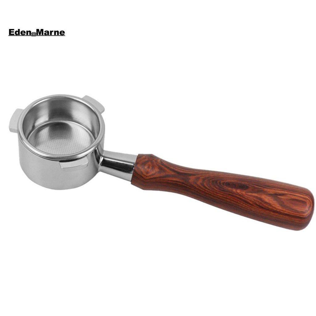 [Eden_Marner]54mm Bottomless Portafilter สําหรับผู้ถือกรองพร้อมชามผงกรอง ติดตั้งง่าย