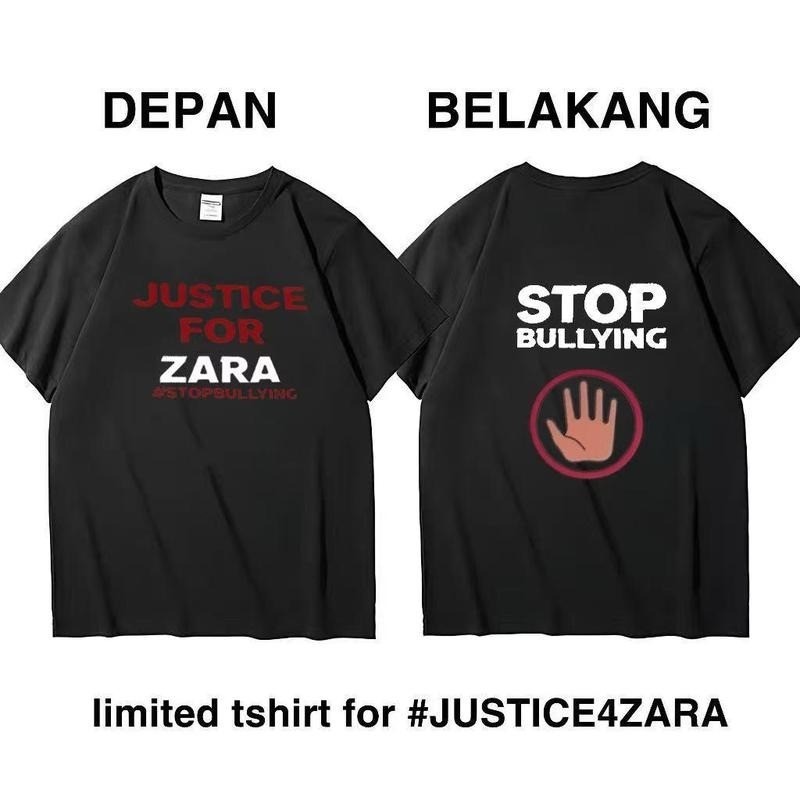 ใหม่ F169 Baju Justice สําหรับ Zara เสื้อยืด Unisex สําหรับผู้ชายและผู้หญิง 2025 Kaos ผ้าฝ้าย 11 M-3