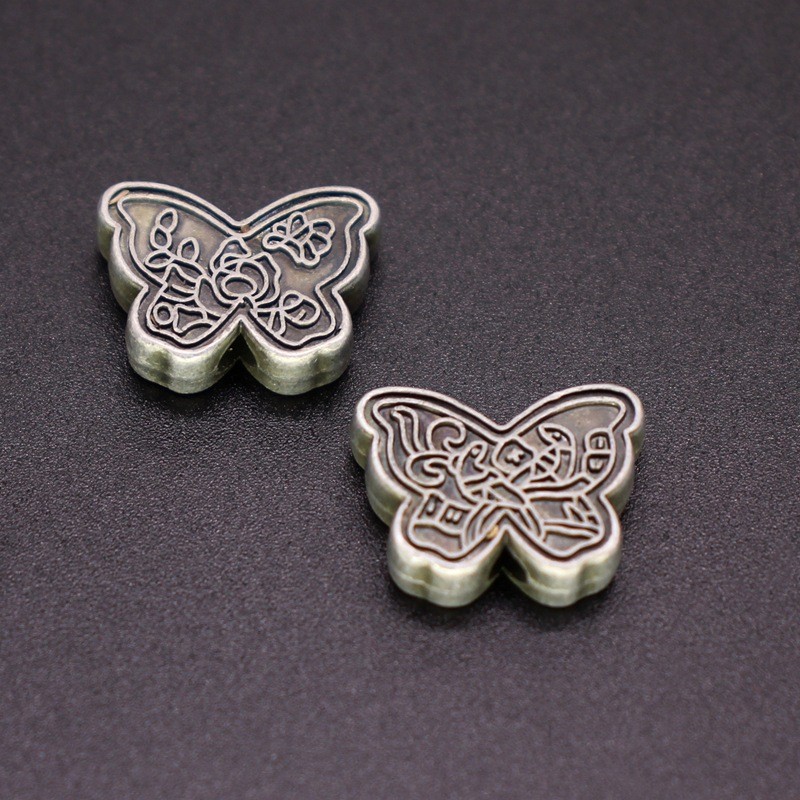 Tiantie Strong สร้อยข้อมือและสร้อยคอมินเนเจอร์ DIY โลหะผสม ลายผีเสื� หมายเลข 023 5TAA