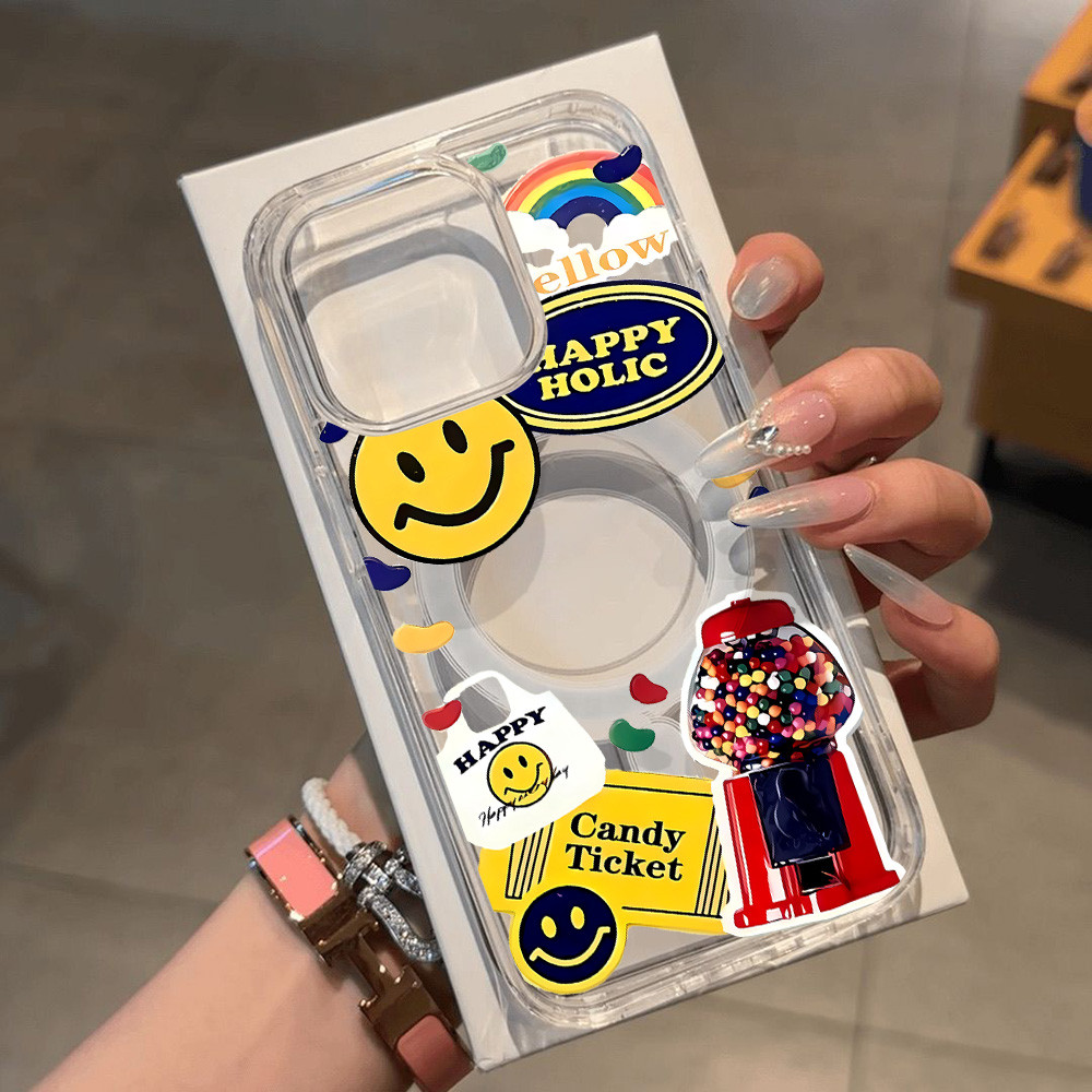 เคสโทรศัพท์ Magnetic For iPhone 13 11 15 16 pro max Case iPhone 11 12 14 17 pro max 12 14 pro max น่ารัก การ์ตูน รูปแท่ง