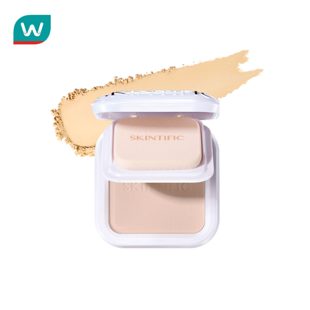 Skintific สคินทิฟฟิค โปร ฟิลเตอร์ พาวเดอร์ ฟาวน์เดชั่น 9ก. 02N เนเชอรัล ไอวอรี่