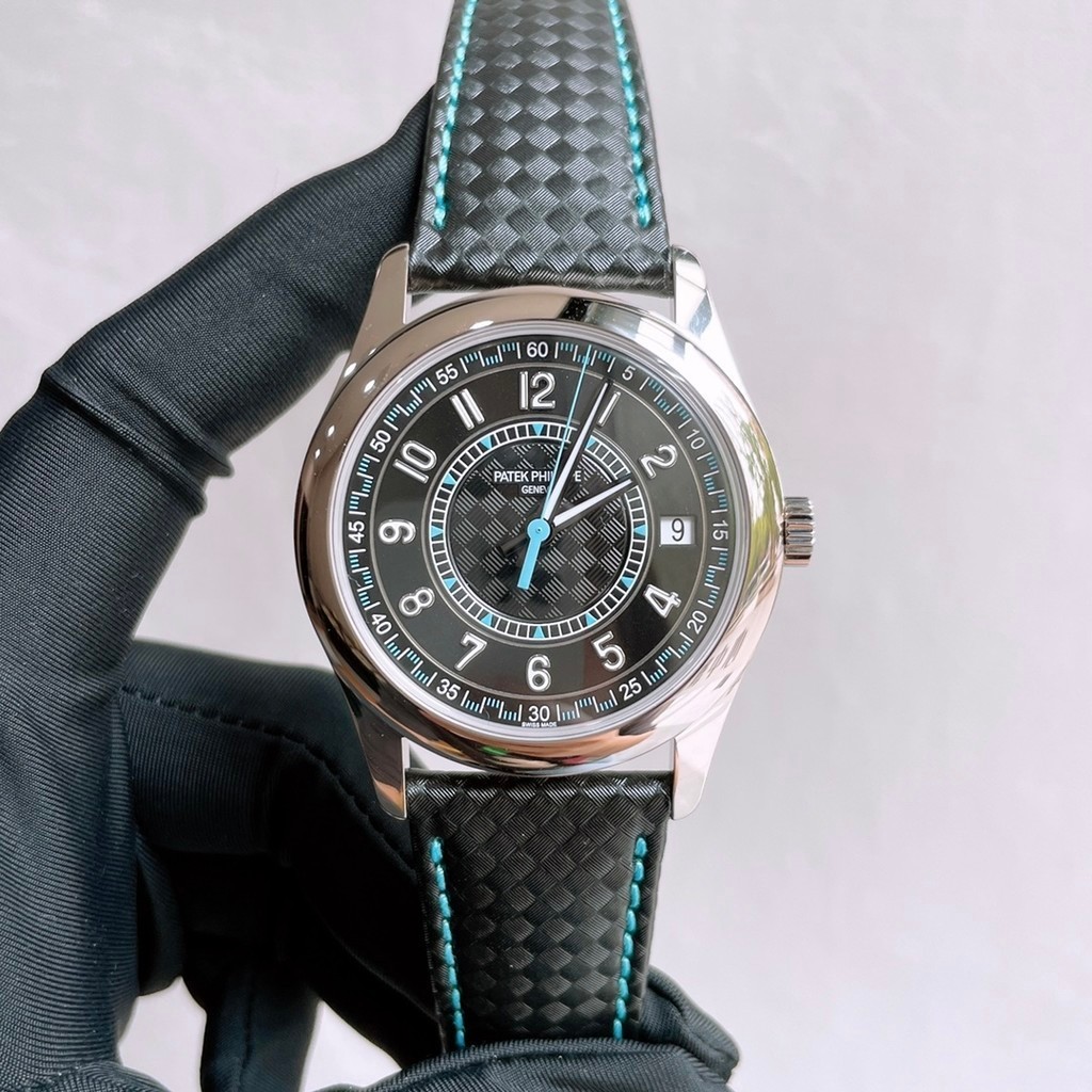PatekPhilippee Classical 6007G Platinum Tiffany Blue Needle 40 เส้นผ่านศูนย์กลางนาฬิกาอัตโนมัติ 23 น