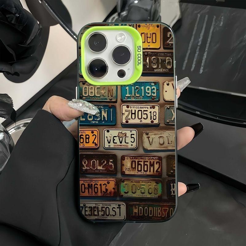 ป้ายทะเบียนศิลปะ Samsung Galaxy A15 A54 A53 A52 A34 A50 A05 A05s เคสโทรศัพท์ กระจกการ์ตูนกราฟฟิตี หัวใจ นิ่ม เคสโทรศัพท์ - รูปที่ 6