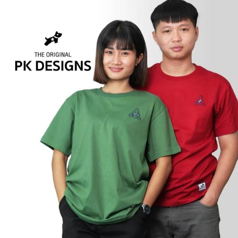 [ของแท้]เสื้อยืด Dog PK DESIGNS รุ่นปัก dog แขนสั้น Cotton  Clothing Man ผู้ชาย