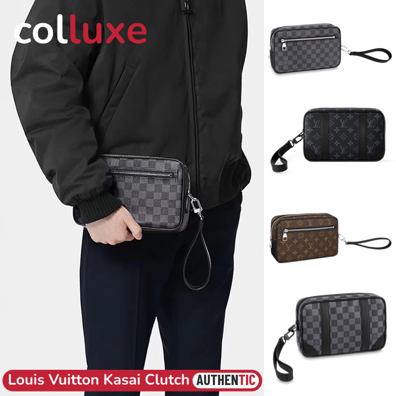 Louis Vuitton  LV Kasai Clutch bag, 10 credit card slots, 25cm