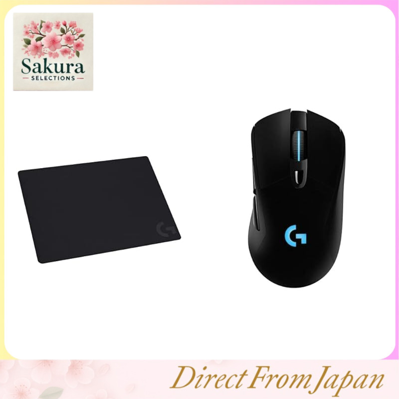 Logicool G Wireless Gaming Mouse G703h with LIGHTSPEED HERO 25K Sensor, Ergonomic Design, LIGHTSYNC 