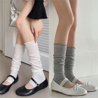 ผู้หญิงผ้าฝ้ายบาง Stirrup ขาอุ่นฤดูร้อนบางสาวหวาน Lolita Cos…