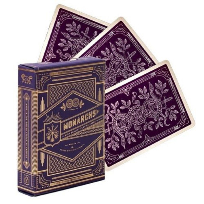 Theory11 Purple Monarchs Play Cards Monarch Deck Poker Collection การ์ดเกม ราคา ถูกที่สุด ดีลบีเคเค