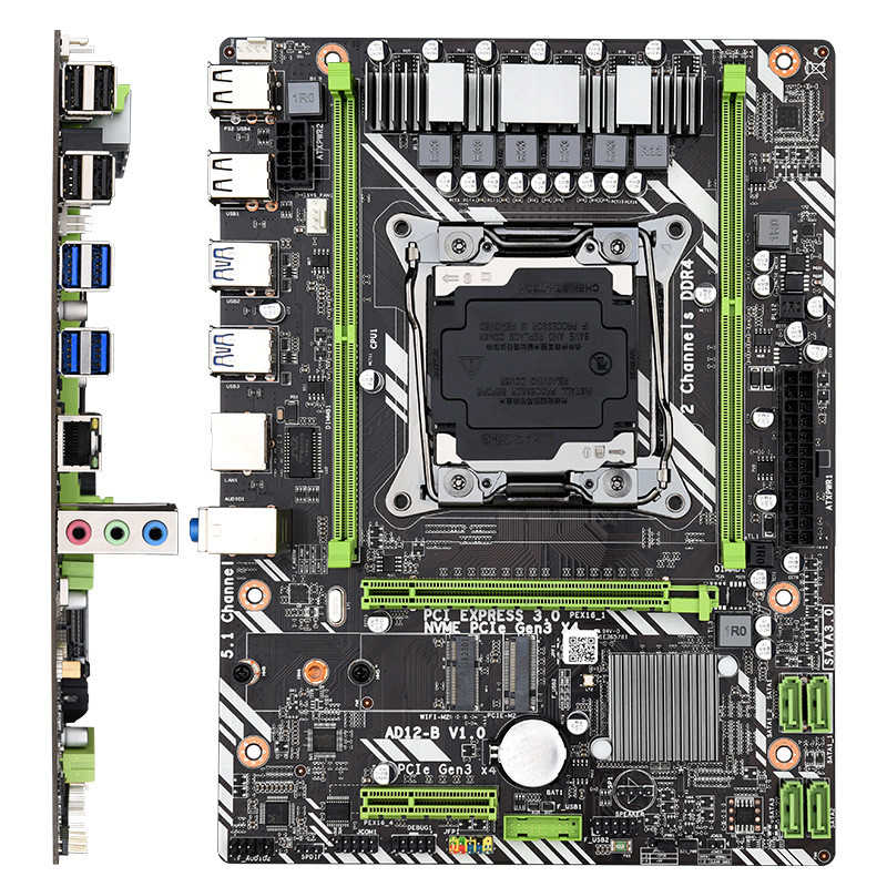 X99-D4 เมนบอร์ดคอมพิวเตอร์เดสก์ท็อป Dual Channel LGA2011 รองรับ Strong E5 V3/V4 Full Range Studio