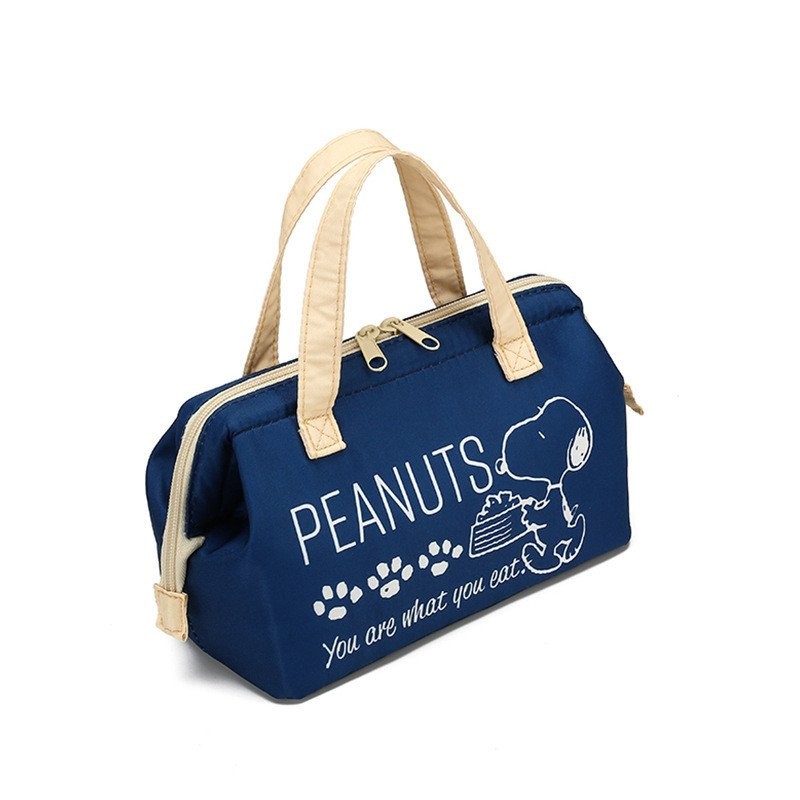 Snoopy Snoopy snoopy Japanese Magazine Mouth Lunch Bag snoopy Cool Frog Keeping Heat สไตล์อินเทรนด์ 