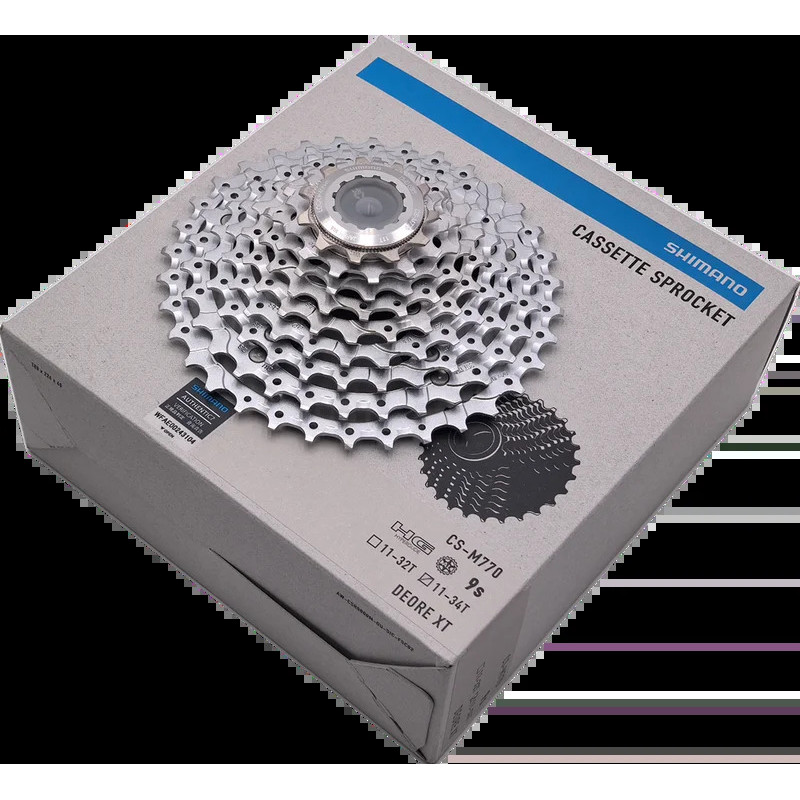 จักรยานเสือภูเขา Shimano XT CS-M770 สำหรับการขี่ที่หลากหลาย 9 สปีด