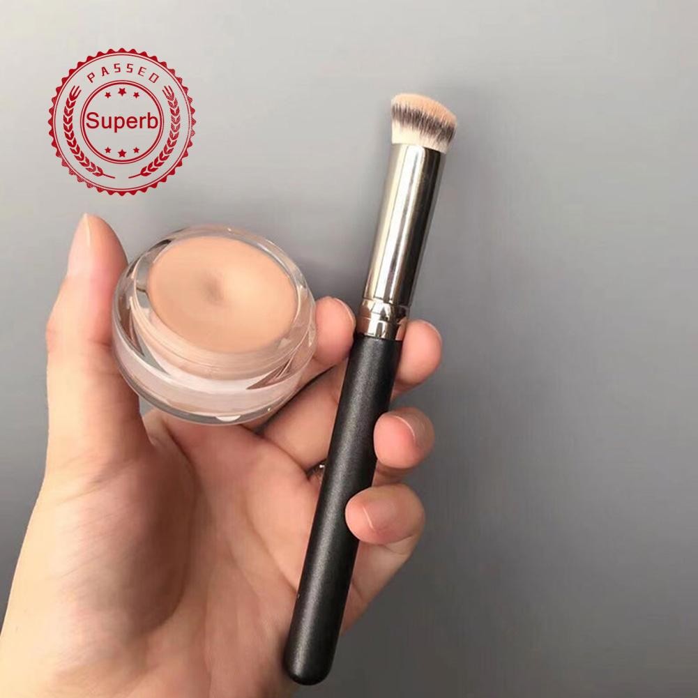 Professional Foundation คอนซีลเลอร์แปรงแต่งหน้ามุม Dark เครื่องสําอางแปรงสิว O4g0