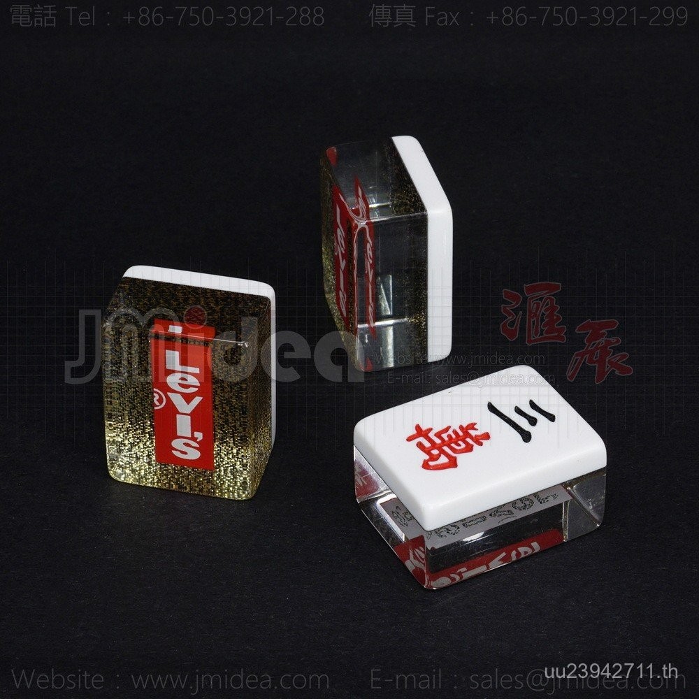 ผู้ผลิตโลโก้ Mahjong Trademark Design Crystal Mahjong Mahjong Mini Travel sc Mahjong