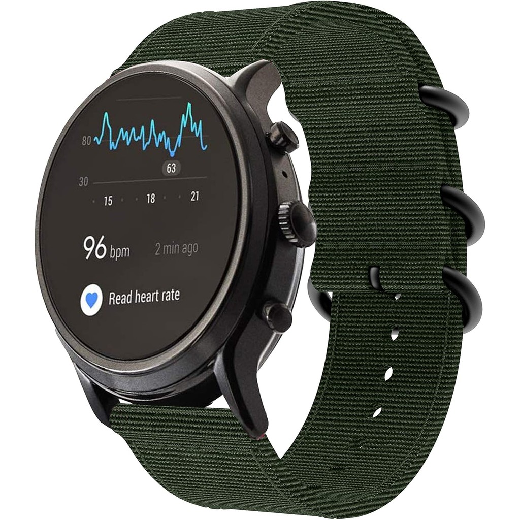 สายนาฬิกาสําหรับ Fossil Gen 6 44 มม./Gen 5 44 มม., 22 มม.สําหรับ Fossil Gen 5 ผู้ชาย Carlyle Garrett