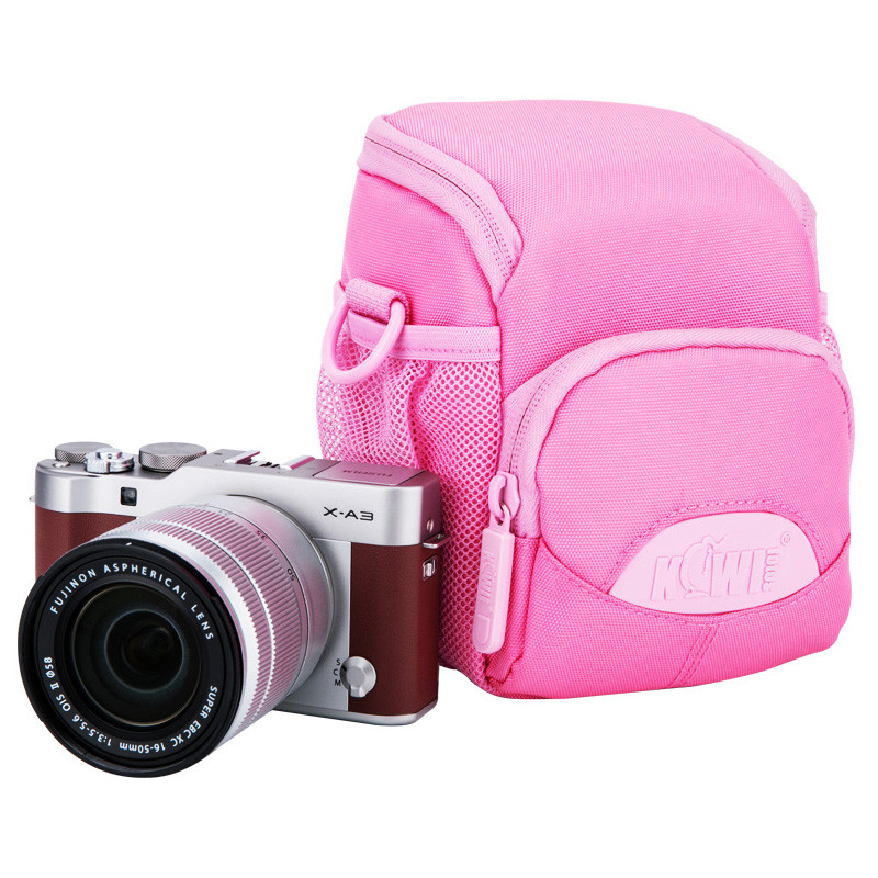 Jiwei กระเป๋ากล้องเหมาะสําหรับ Canon M50 M6 M200 Sony Fuji SLR Micro ไหล่เดี่ยวกระเป๋าเก็บแบบพกพา 80