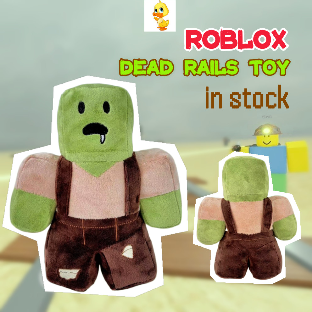 พลัส พลัส✨โรบ็อกซ์ ของเล่น✨25cm Dead Rails ของเล่นตุ๊กตาสนุก Roblox Dead Rails Plushie ตุ๊กตา DEAD R
