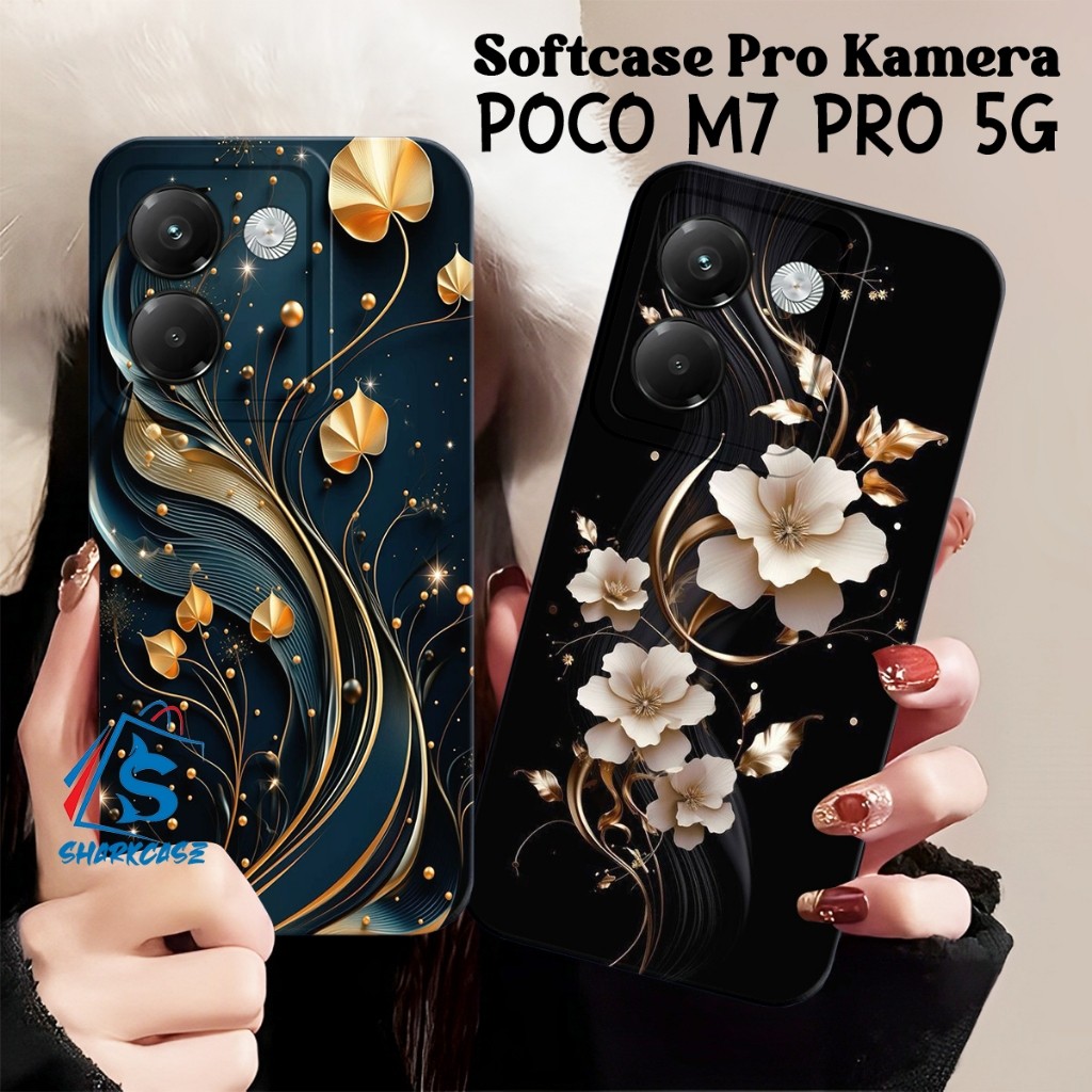 [SHARKCASE] Softcase สําหรับ Xiaomi Poco M7 Pro 5G / Poco M6 / Poco X6 / Poco X7 / Poco X6 Pro / Poc