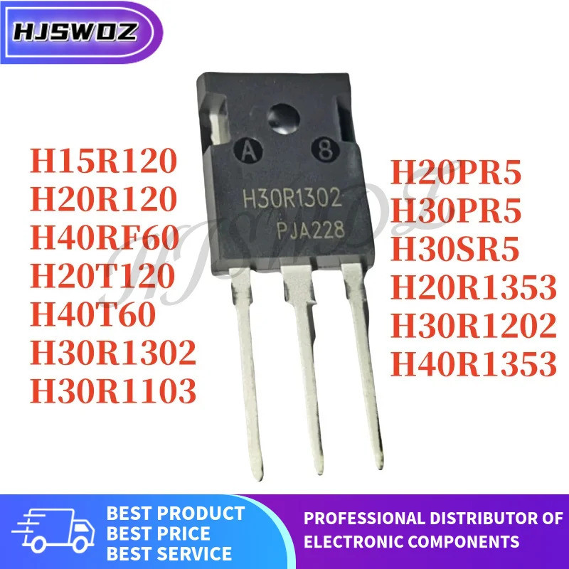 1-5PCS H15R120 H20PR5 H20R120 H20R1353 H20T120 H30R1202 H30R1302 H30SR5 H40R1353 H40RF60 H30PR5 H30P