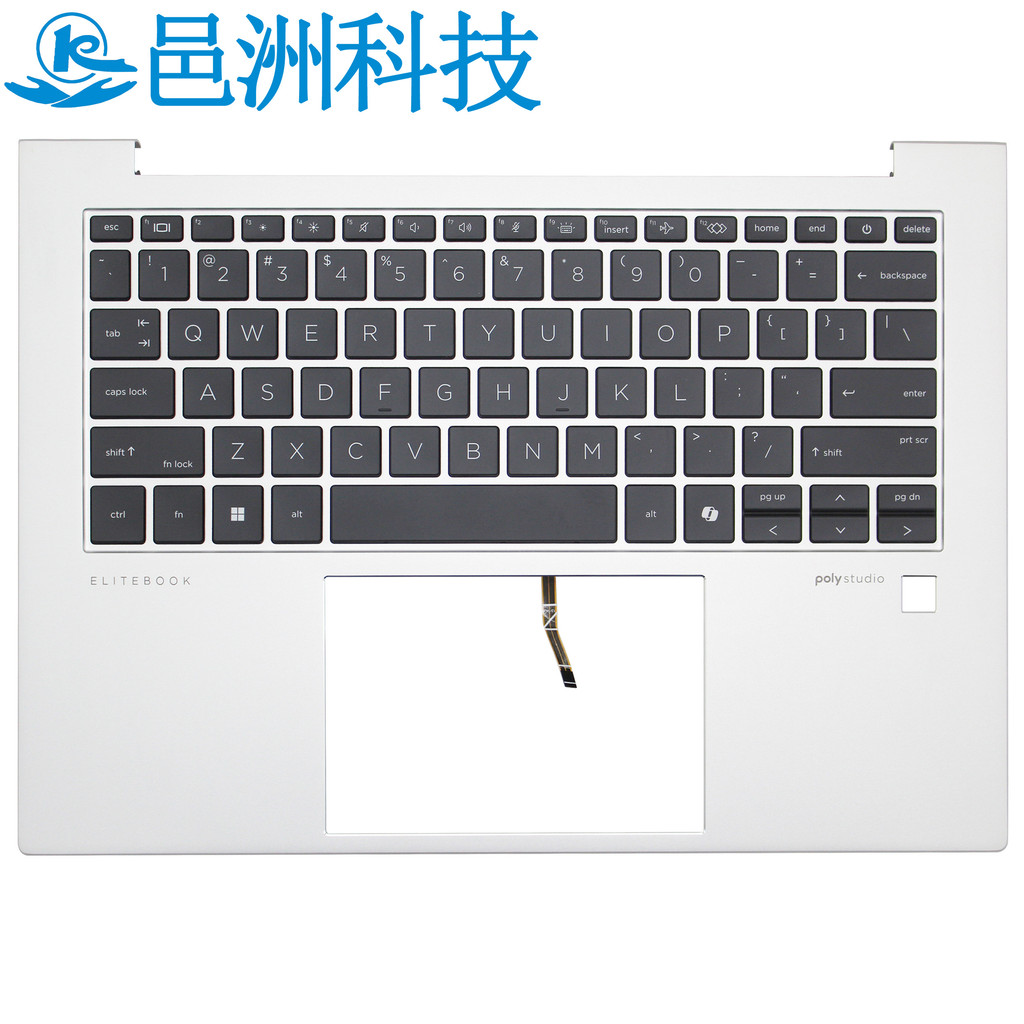 เหมาะสําหรับ HP EliteBook 840 G11 C คีย์บอร์ดเชลล์ N95848-001 ปุ่ม AI แบ็คไลท์เชลล์