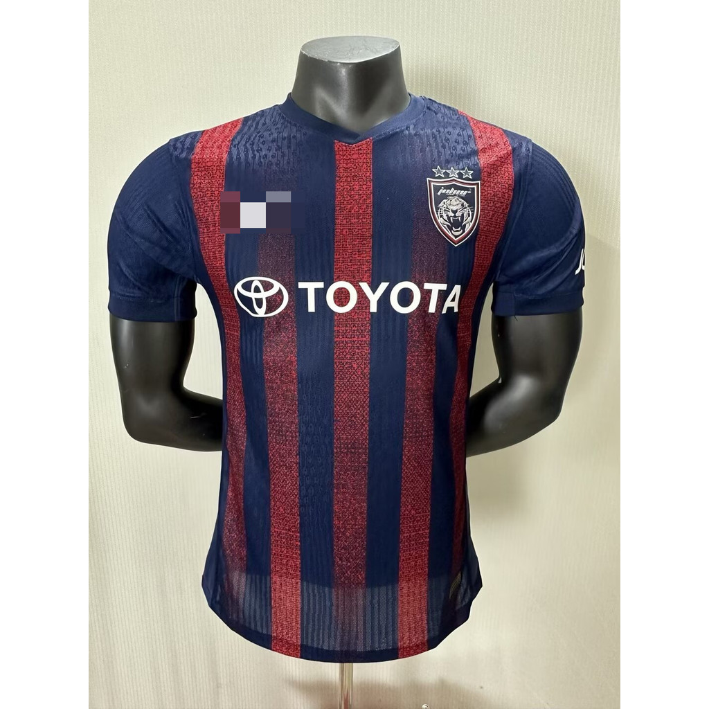 เสื้อฟุตบอล Johor Darul Ta'zim FC คุณภาพสูง ปรับแต่งได้ด้วยชื่อและตัวเลข มีให้เลือกระหว่าง S ถึง 2XL