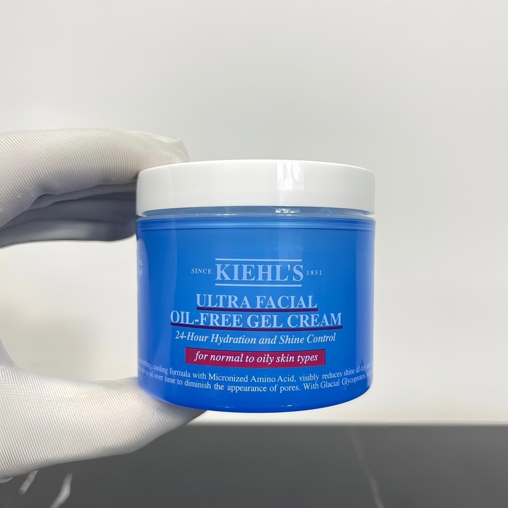 P40คุณภาพ Kiehls Oil-Free Facial Cream125ml ขวดสีฟ้าสามารถติดฉลากในประเทศจีน(Order Note)หากมีผิวมันก